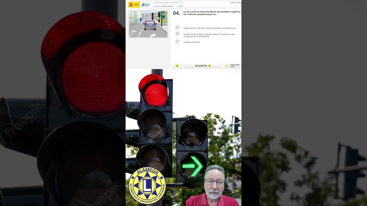 circula por el carril izquierdo qué le indica la flecha