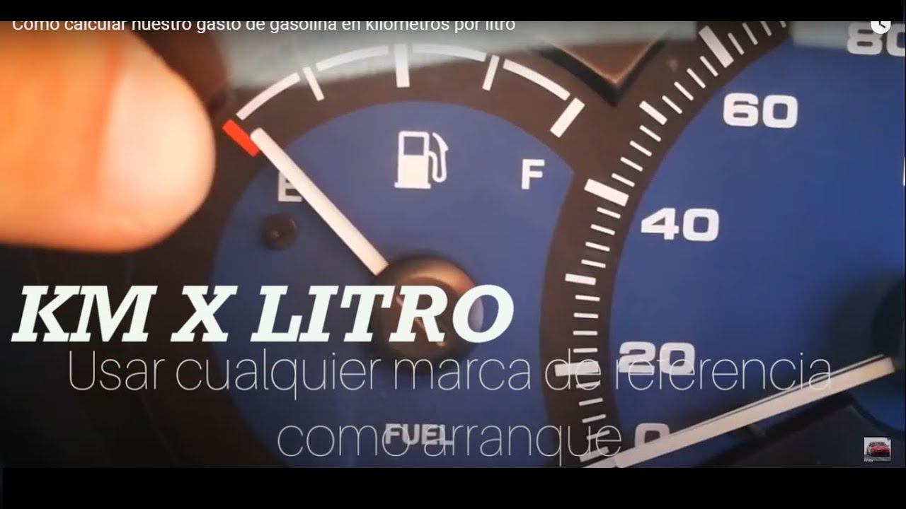 1 litro de gasolina cuántos kilómetros son