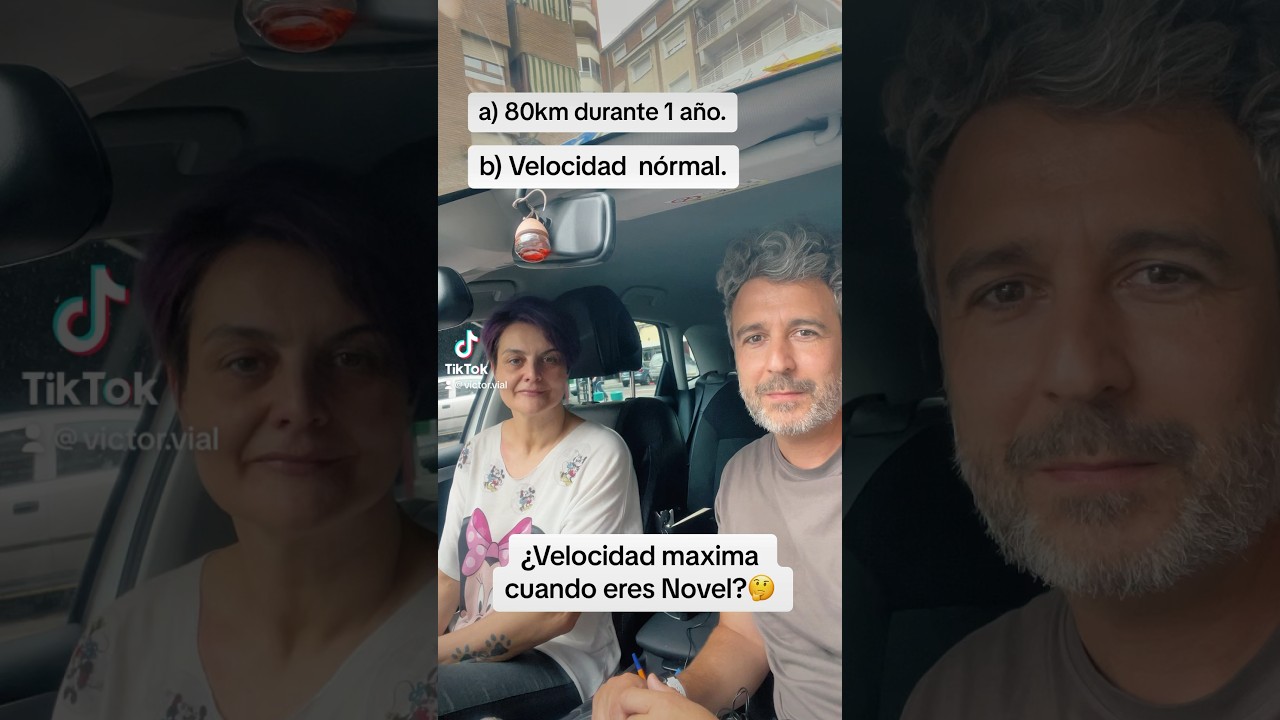 a que velocidad puede ir un conductor novel