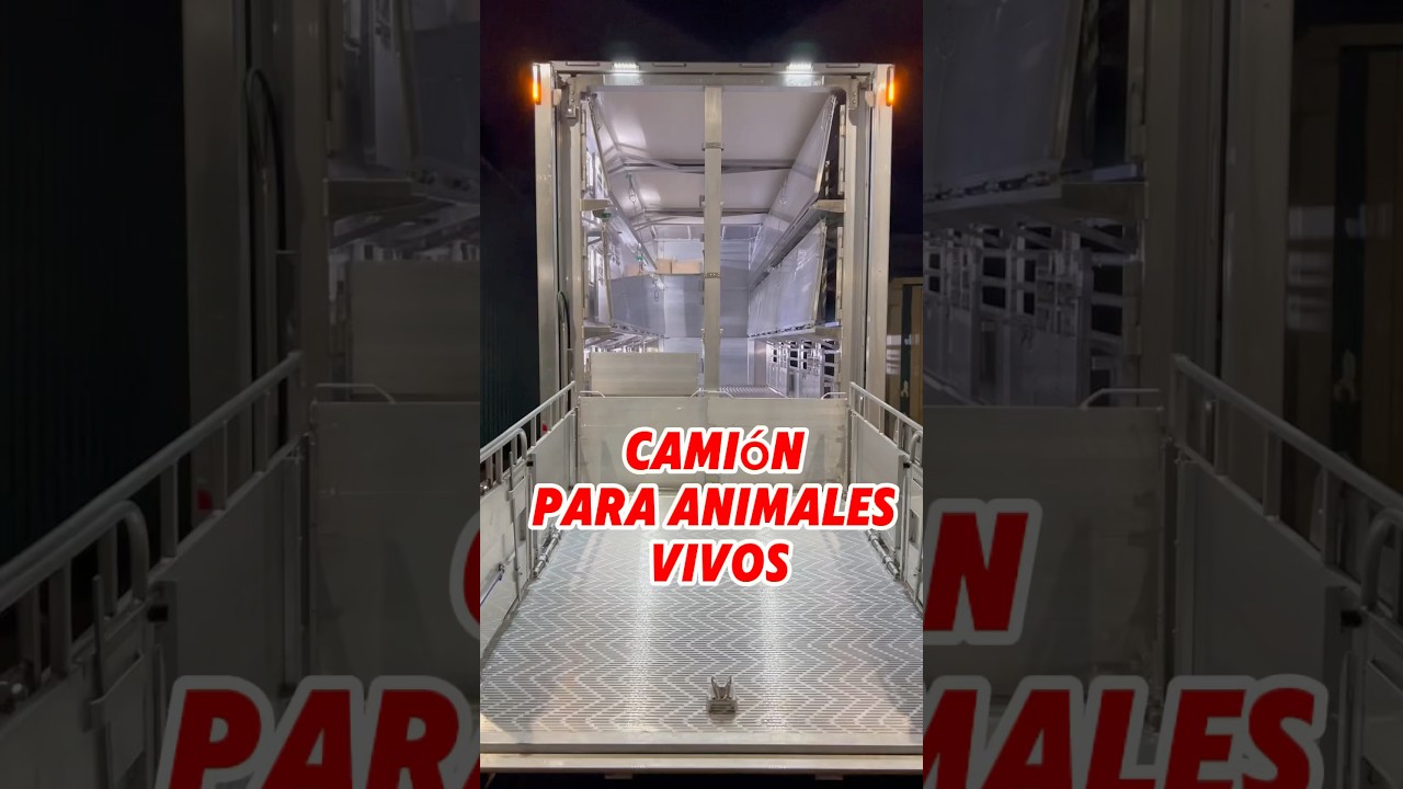 camiones de 3500 kg para transporte de animales vivos