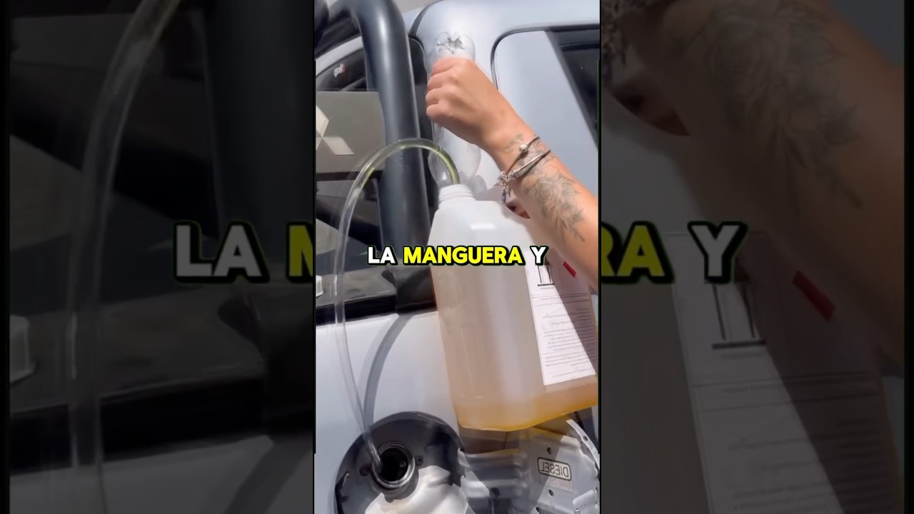 como sacar la gasolina de un coche