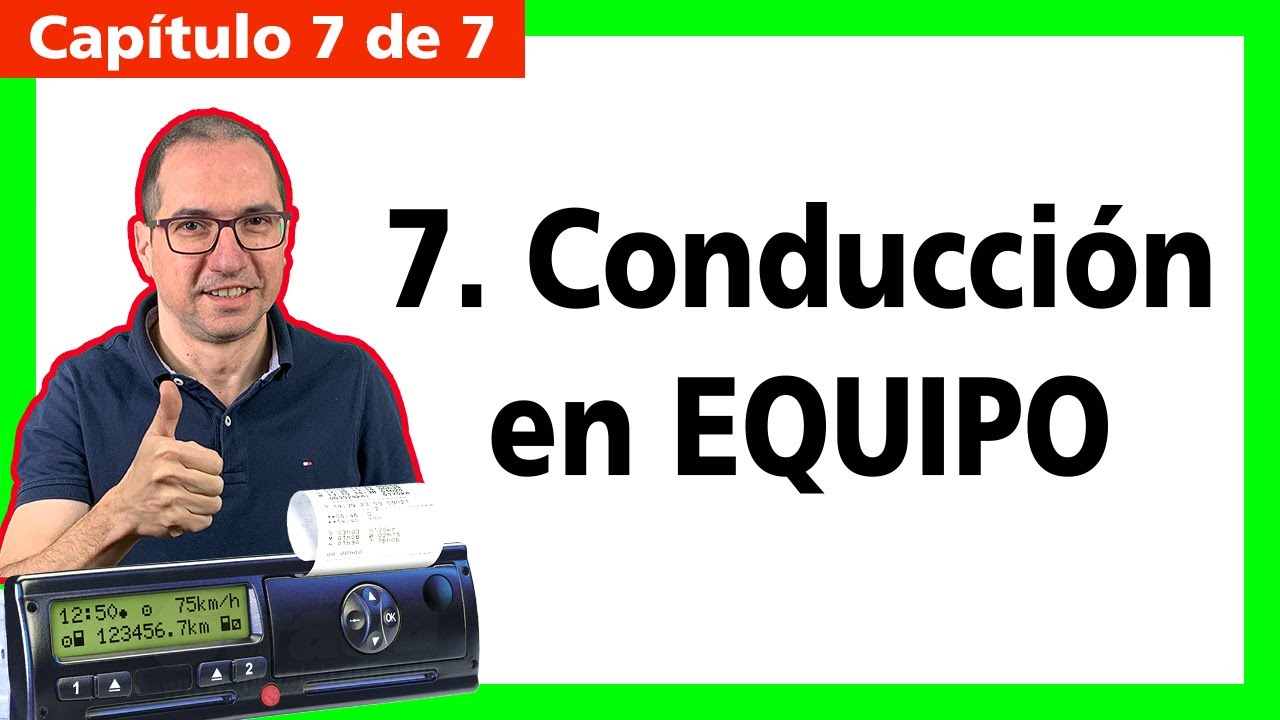 cómo usar el tacógrafo con 2 conductores