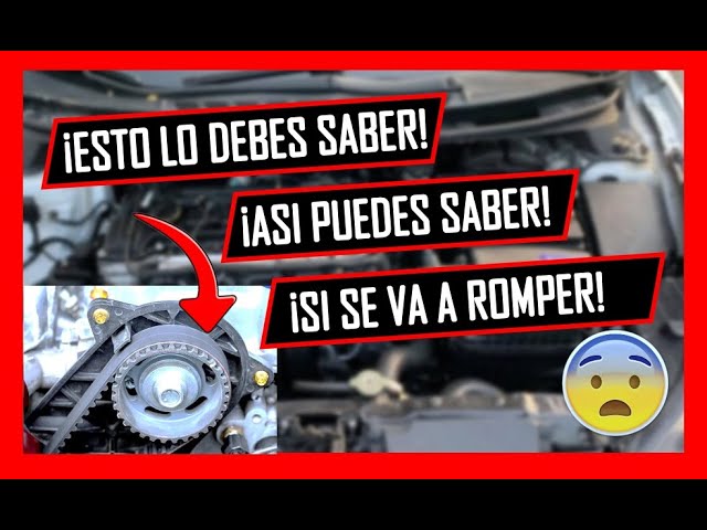 correa de distribución en mal estado