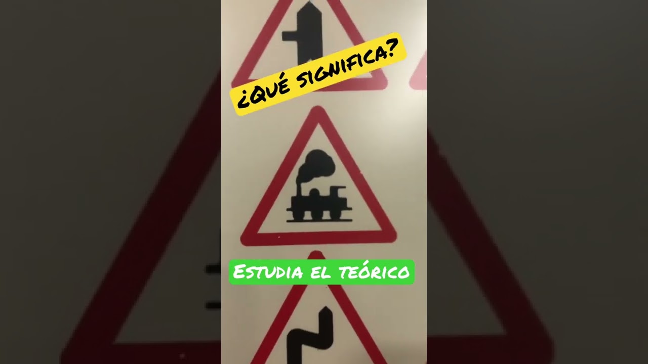 esta señal indica peligro por la proximidad de...