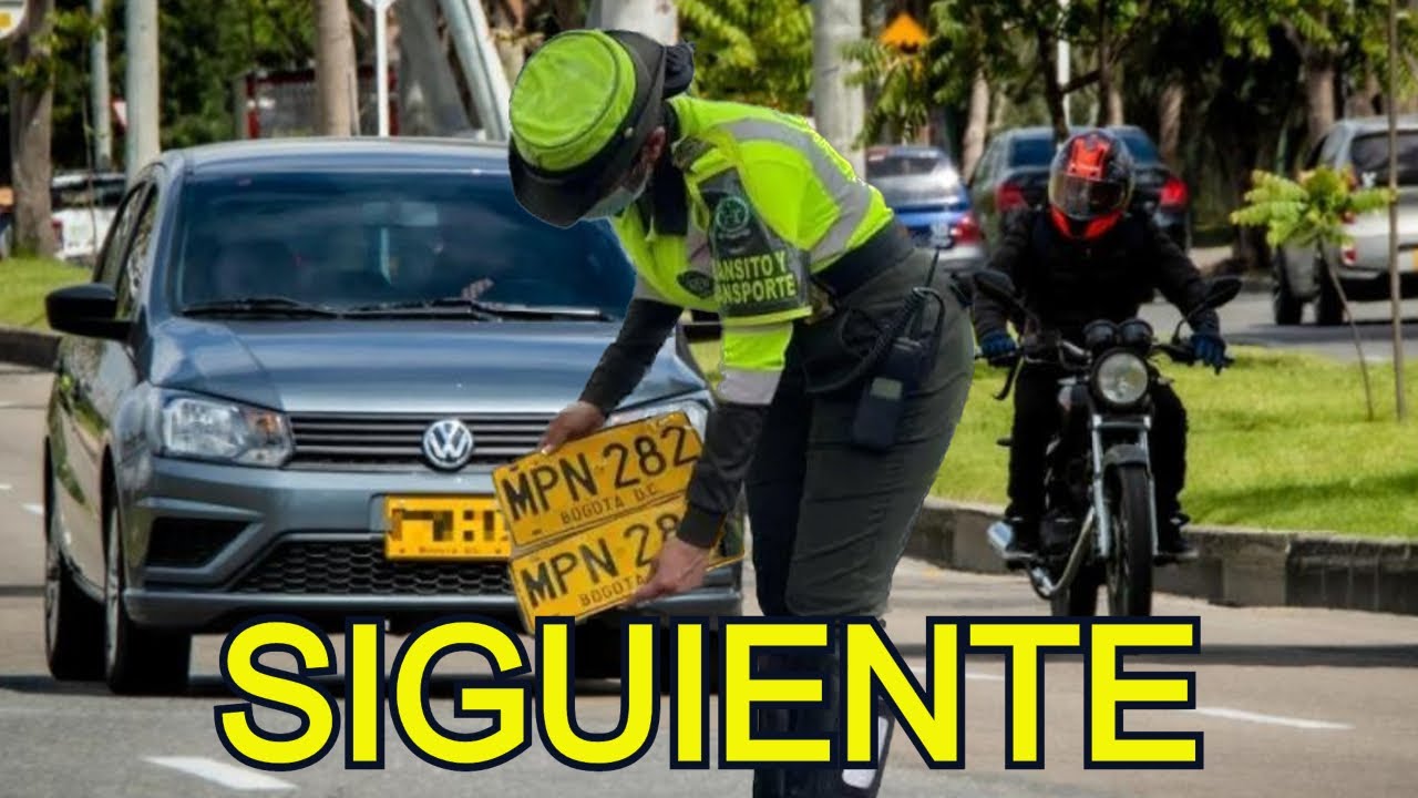 multa por no llevar placa v20