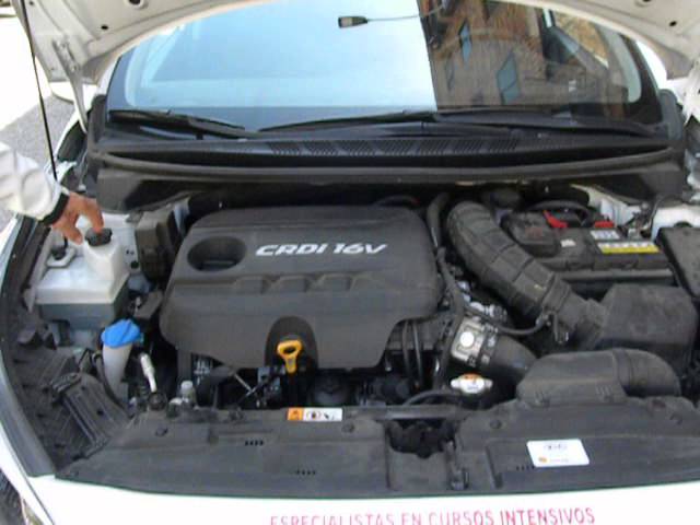 partes del motor de un coche examen práctico
