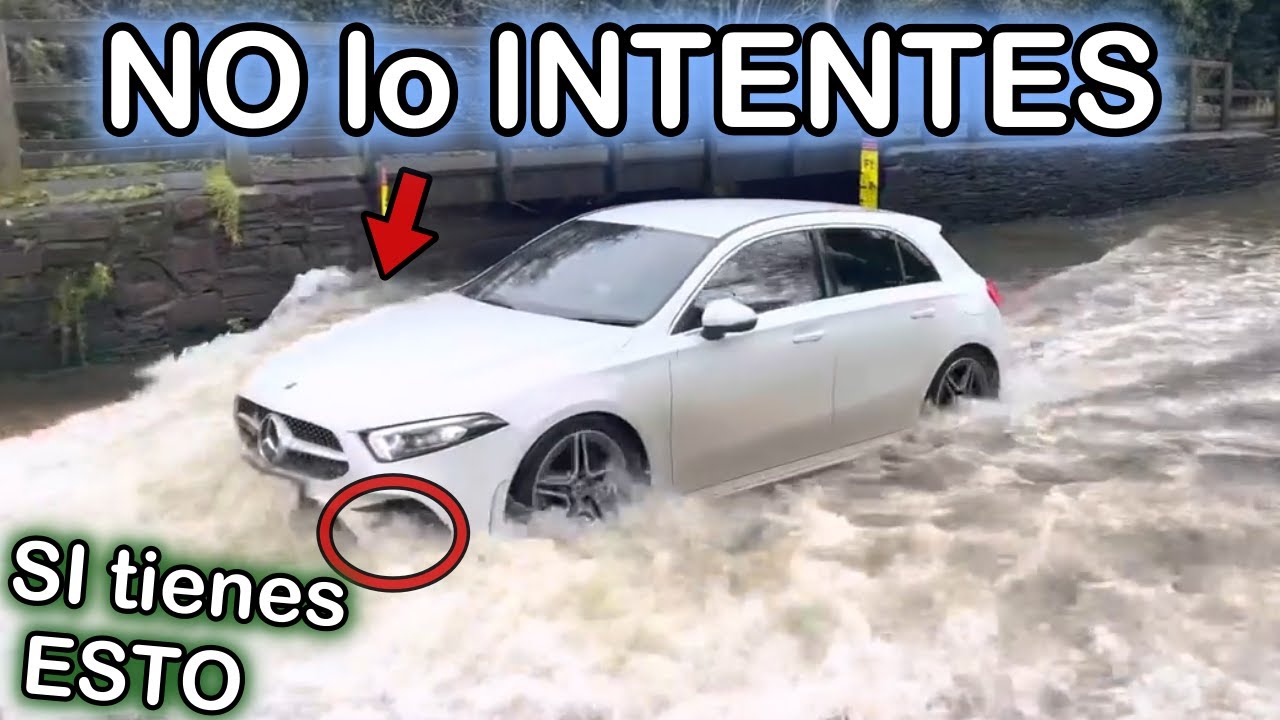 si hay charcos de agua en la calzada