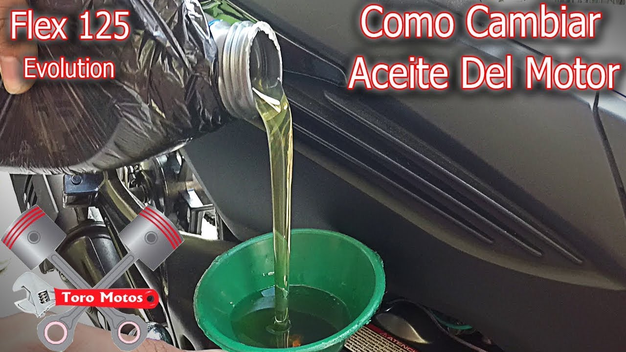 cambiar aceite moto 125 4 tiempos