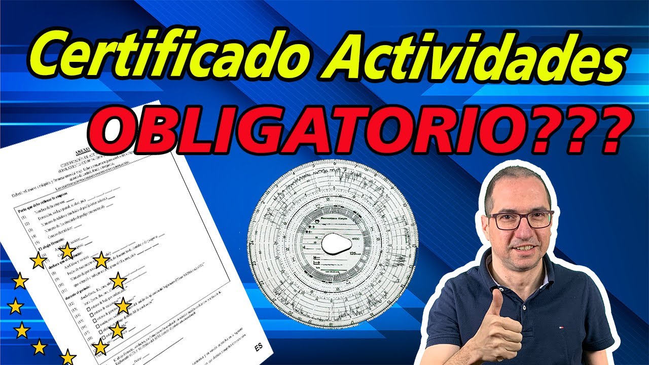 certificado de actividades transporte cuando es obligatorio