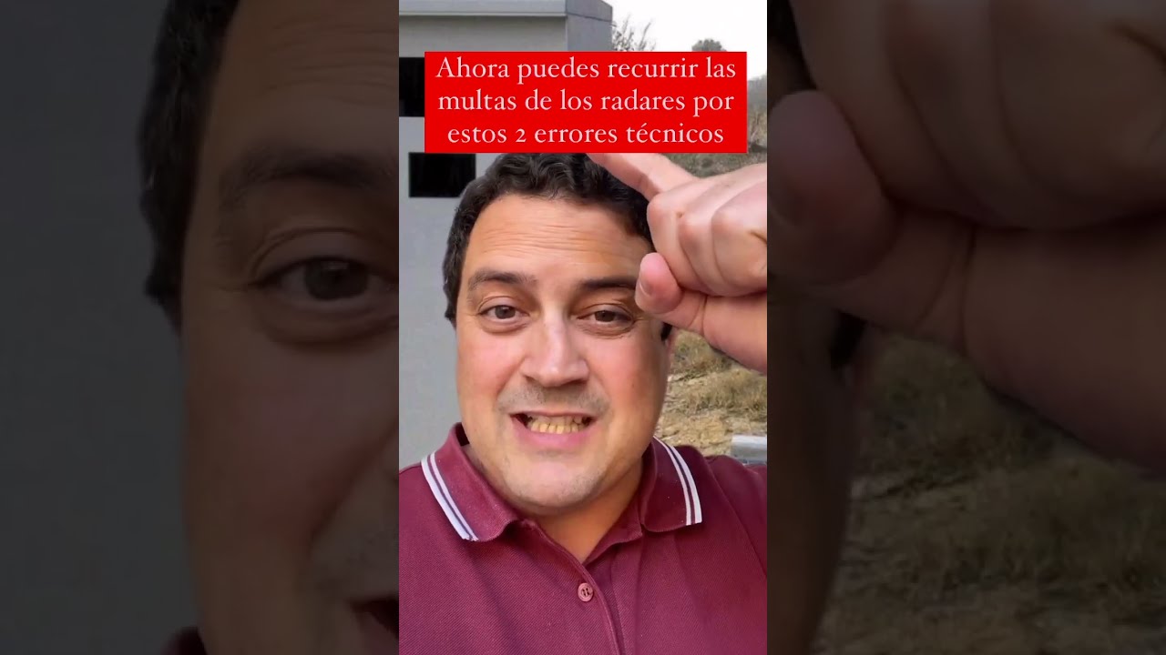 como recurrir una multa de radar