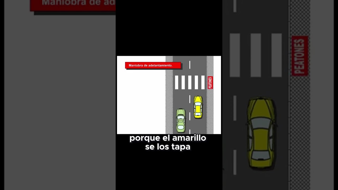 está permitido adelantar en un paso para peatones señalizado