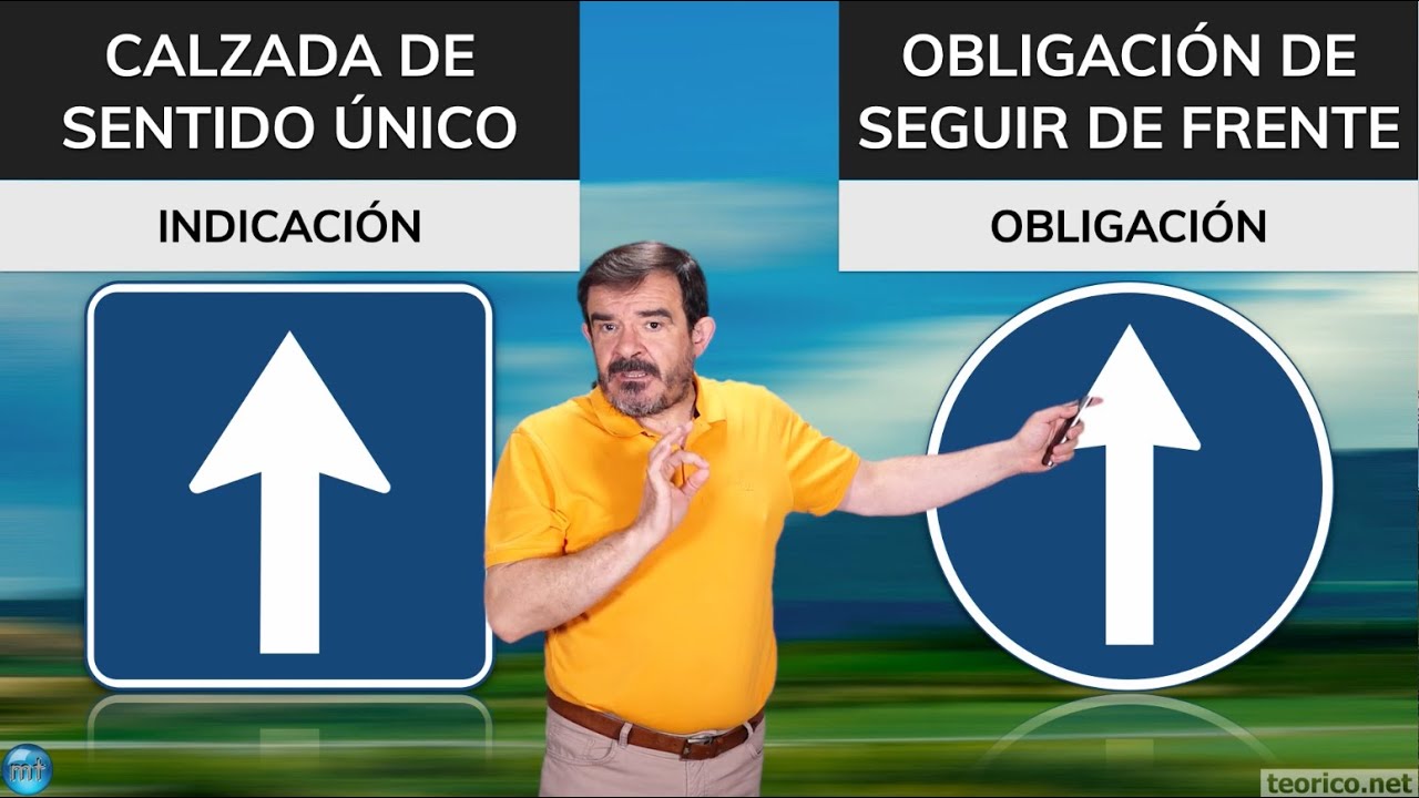 esta señal indica calzada obligatoria para