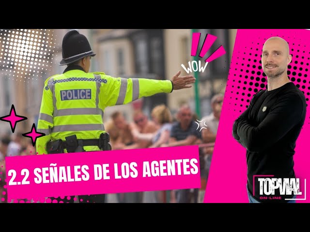 los agentes de tráfico pueden hacer señales ópticas y acústicas