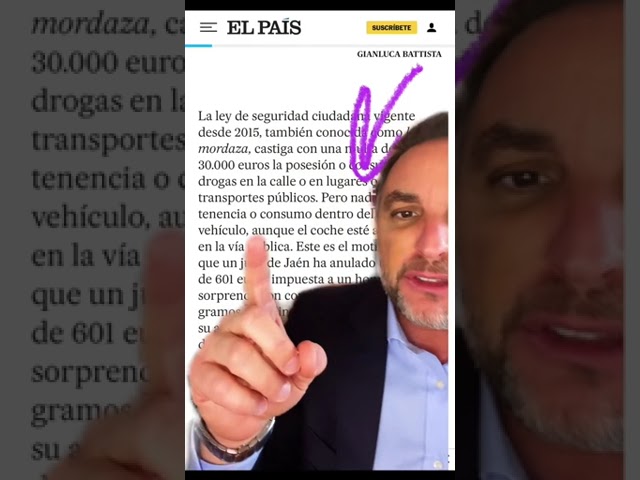 multa por llevar droga en el coche