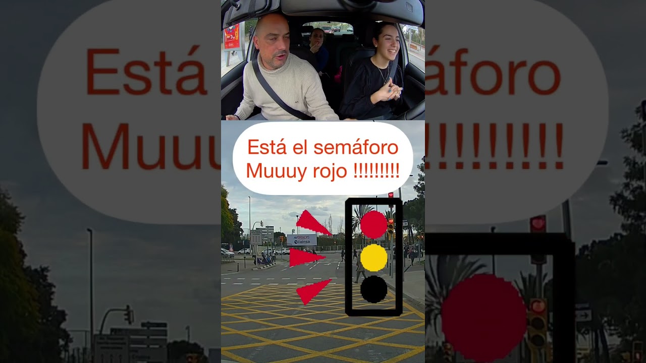 una cuadrícula de marcas amarillas pintada en el suelo indica