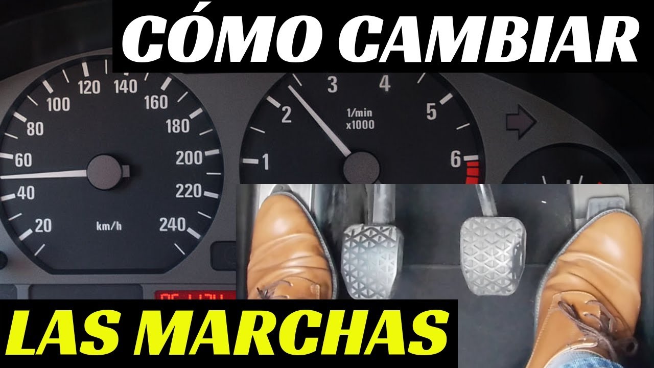 a que velocidad cambiar de marcha