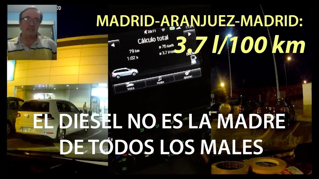 cuanto gasta un coche de gasoil en 100 km