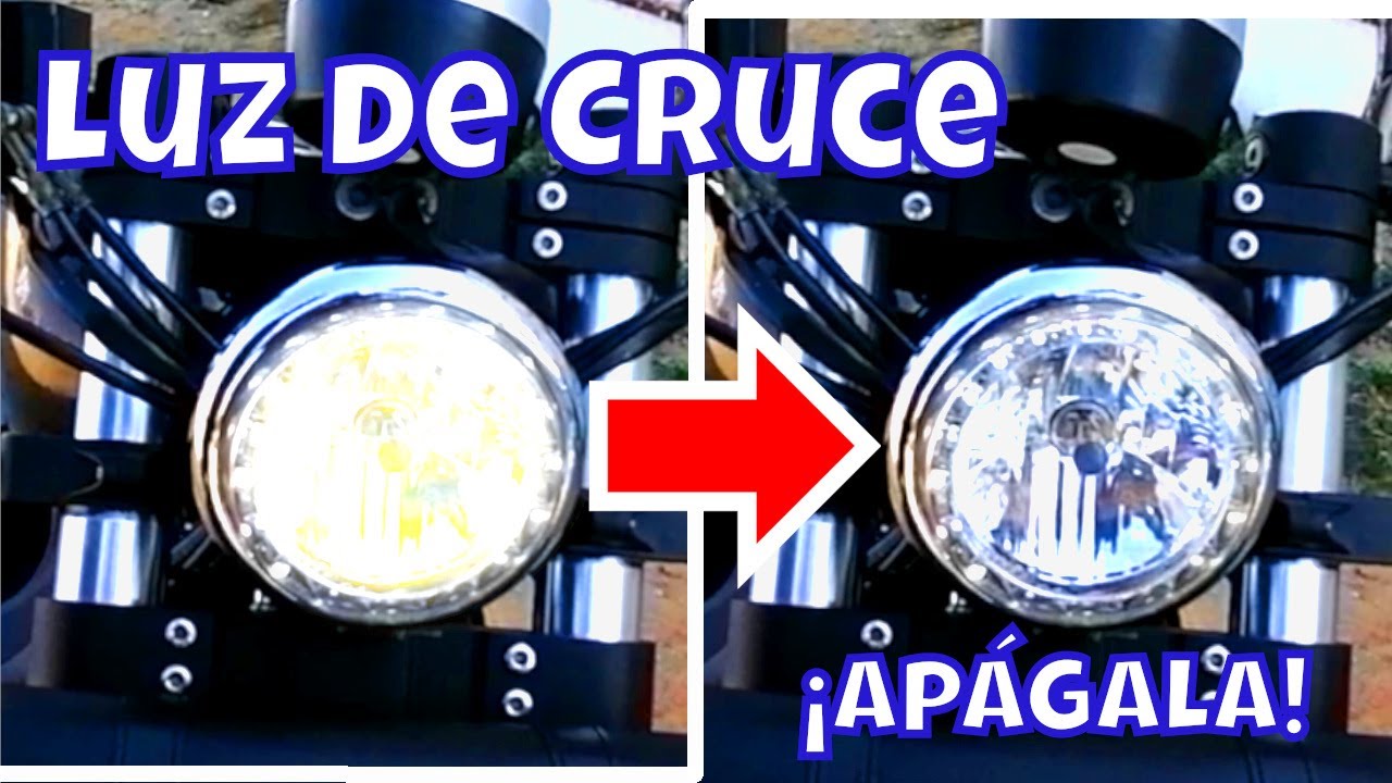 las motocicletas estan obligadas a llevar la luz de cruce