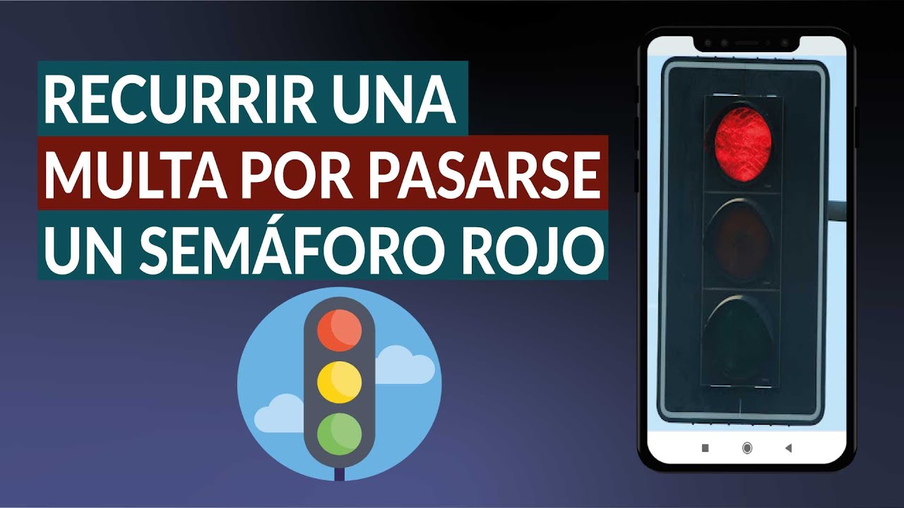 multa por pasar semaforo en rojo