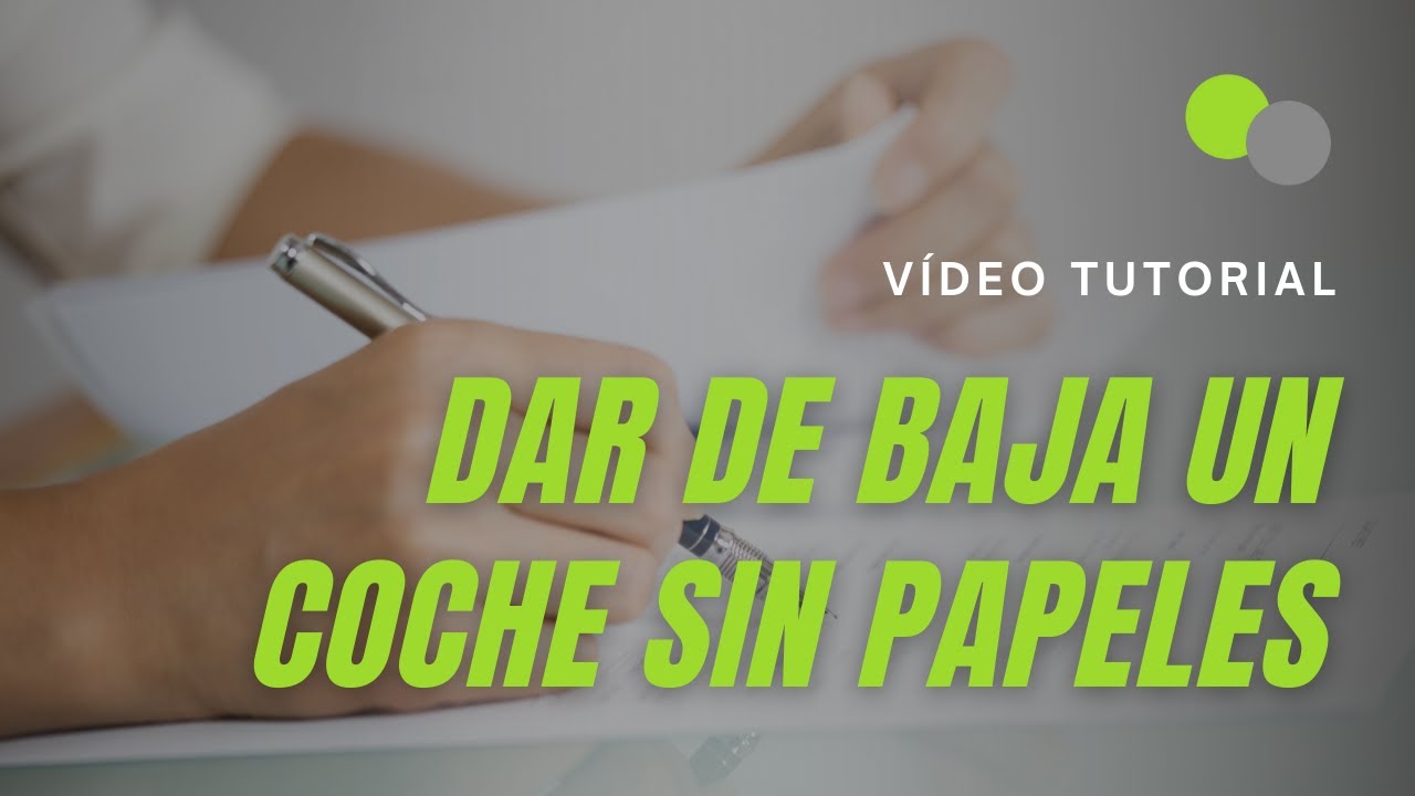 puedo dar de baja un coche sin ser titular