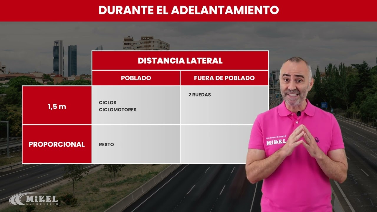 que distancia hay que dejar en un tunel