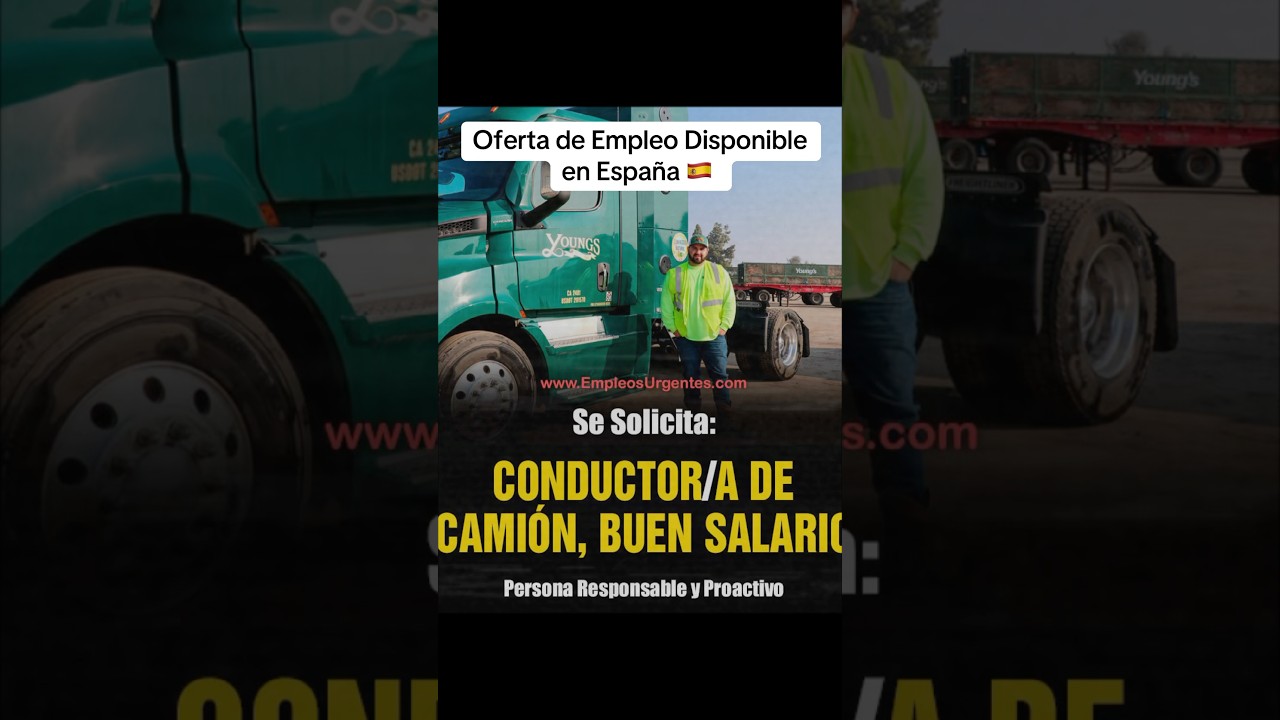se necesita conductor de camion en salamanca