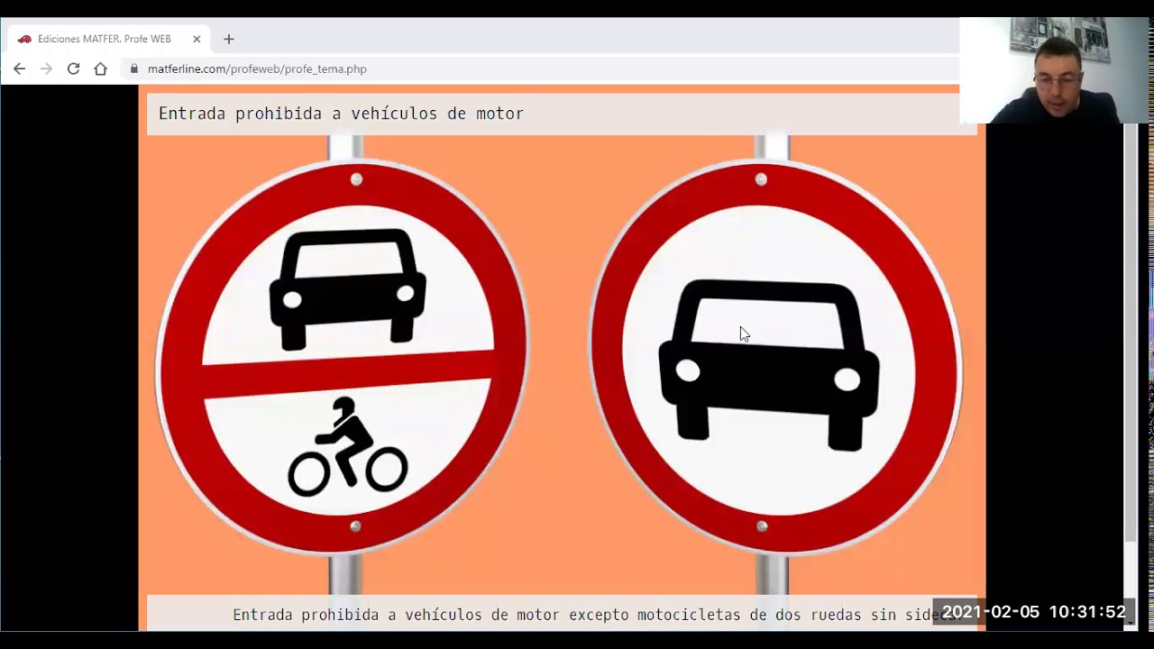 a que motocicletas prohibe la entrada esta señal