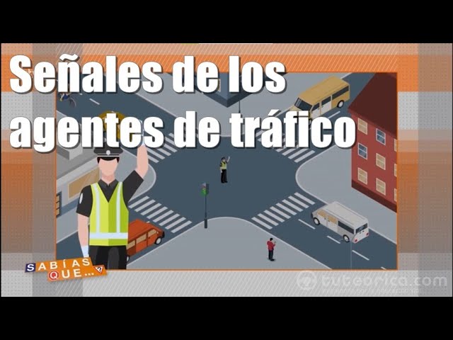agente balancea luz roja o amarilla