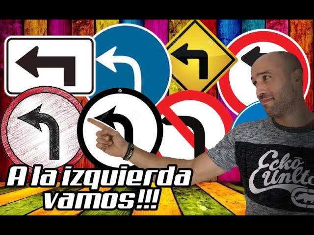 girar a la izquierda con la mano