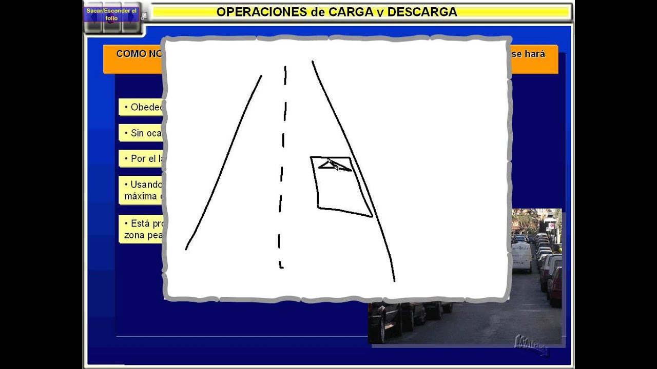 las operaciones de carga y descarga se deben realizar