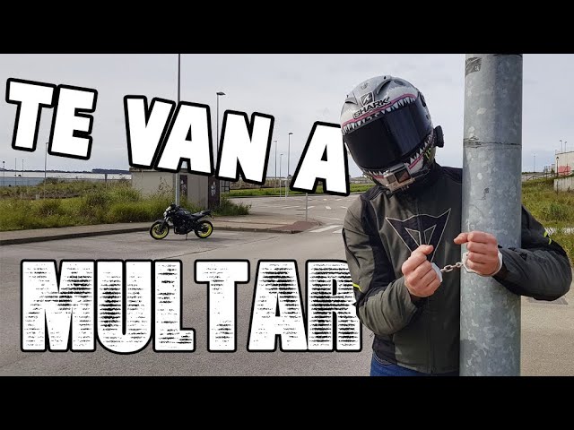 multa por no tener carnet de moto
