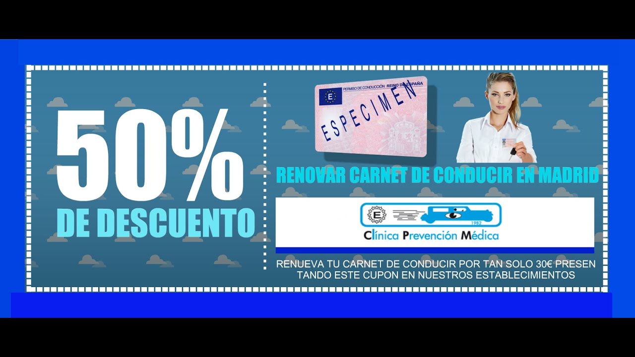 renovar el carnet de conducir madrid