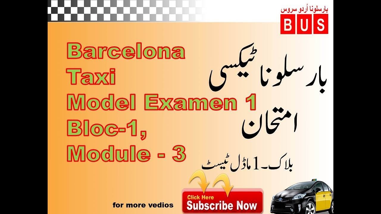 resultado de examen de taxi barcelona