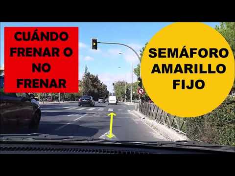 saltarse un semáforo en ámbar examen