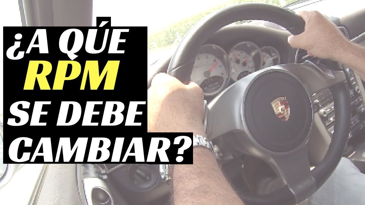 a cuantas revoluciones se cambia de marcha en un gasolina
