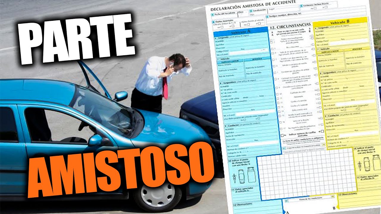 como hacer un parte de accidente de coche