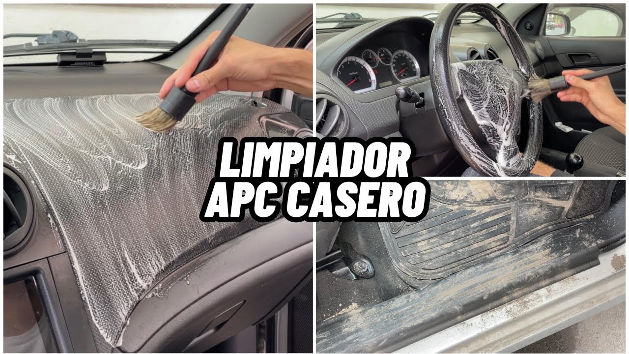 como limpiar el salpicadero del coche con productos caseros