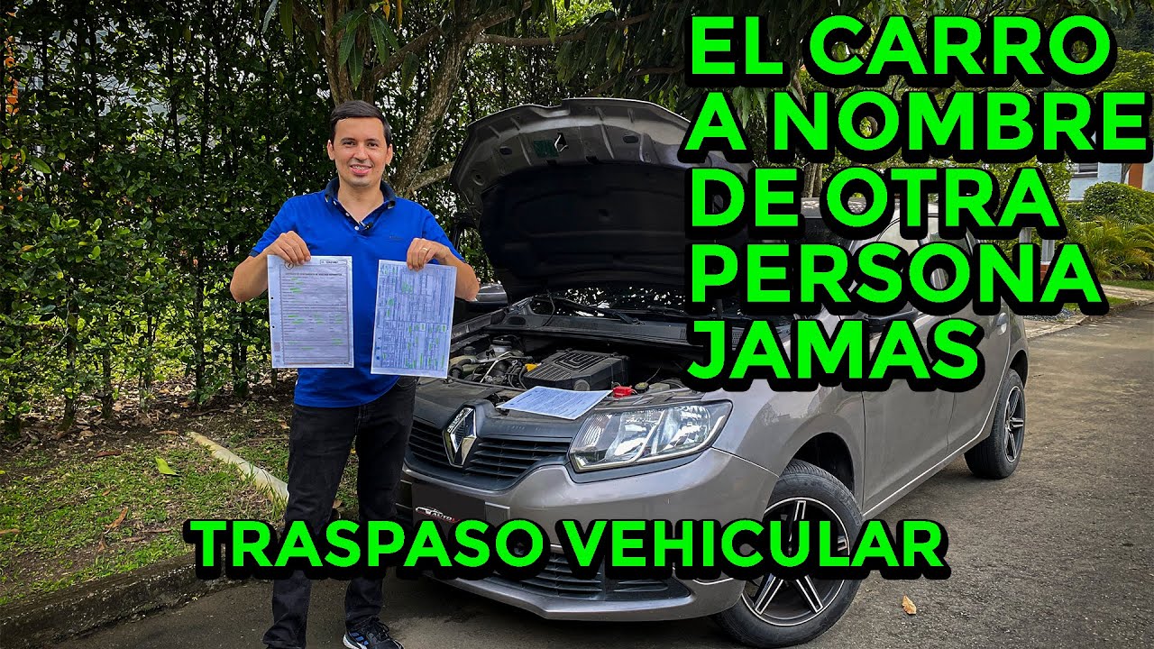 comprar coche a nombre de otra persona