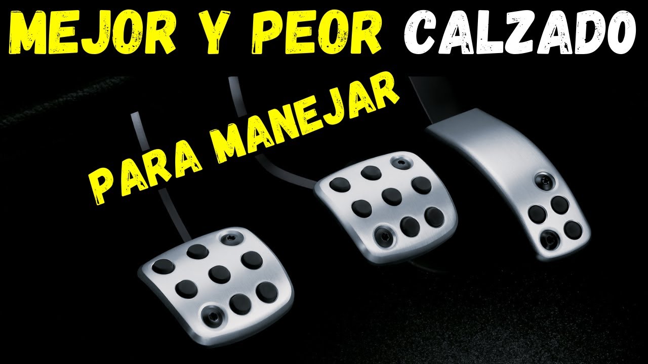 con que calzado no se puede conducir