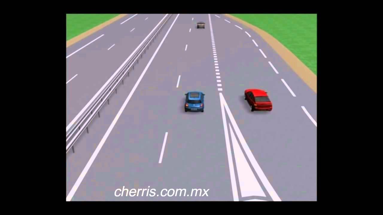 cual es el carril de aceleración en una autopista