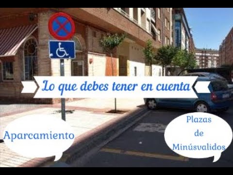 dgt señalización de plazas para minusválidos