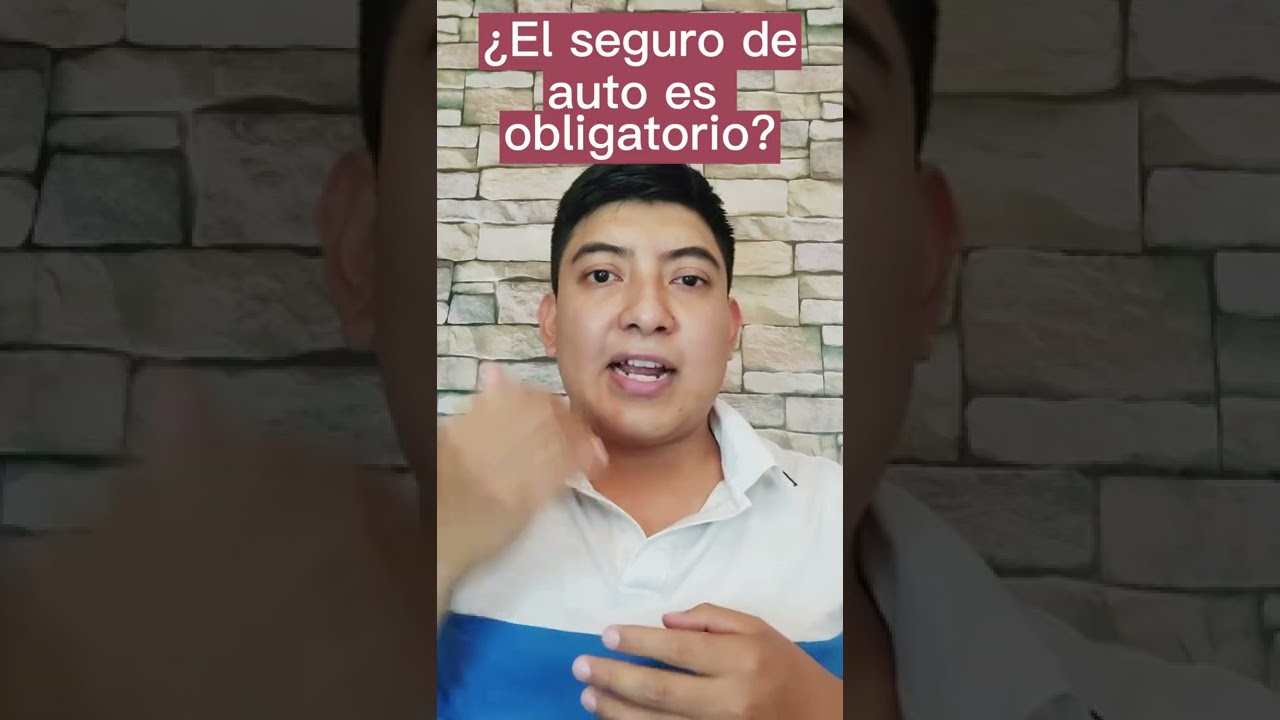 es obligatorio llevar seguro en el coche