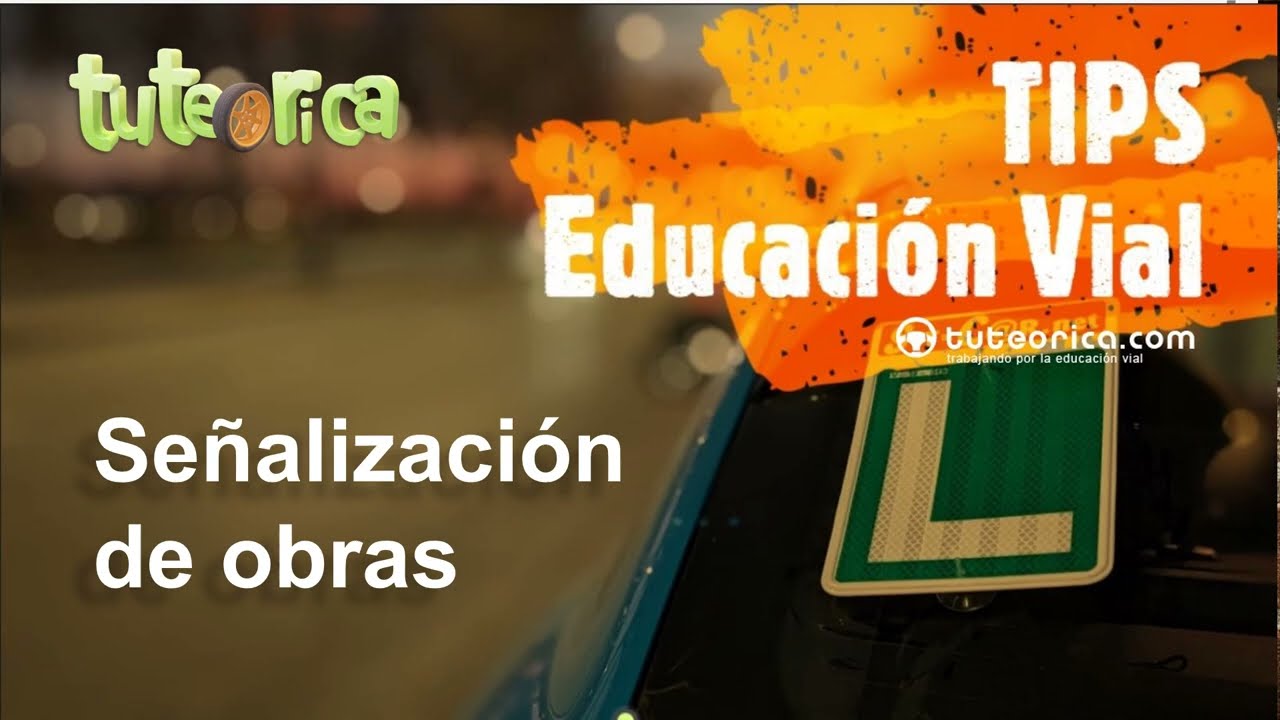 las marcas viales que señalizan un tramo de obras