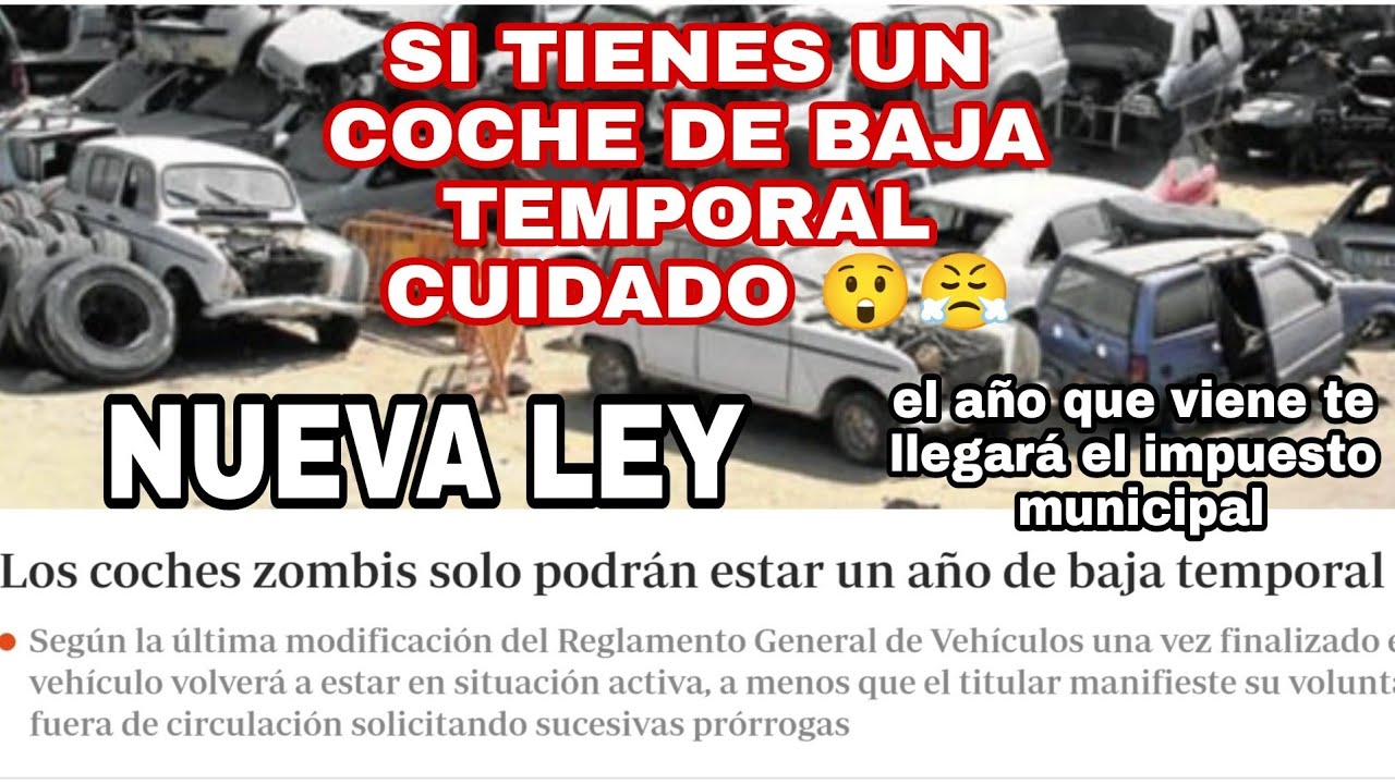 dar de alta vehiculo baja temporal