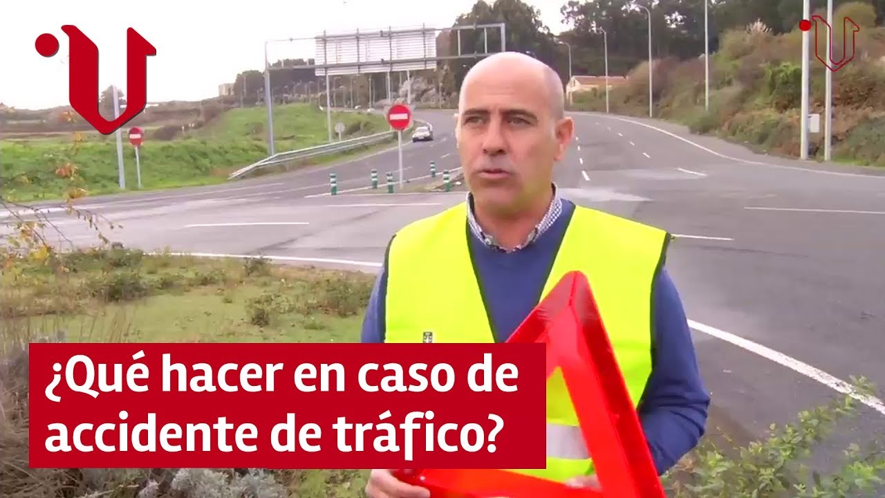 que hacer en caso de accidente de trafico