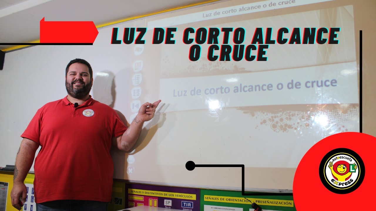 señal de luz de corto alcance