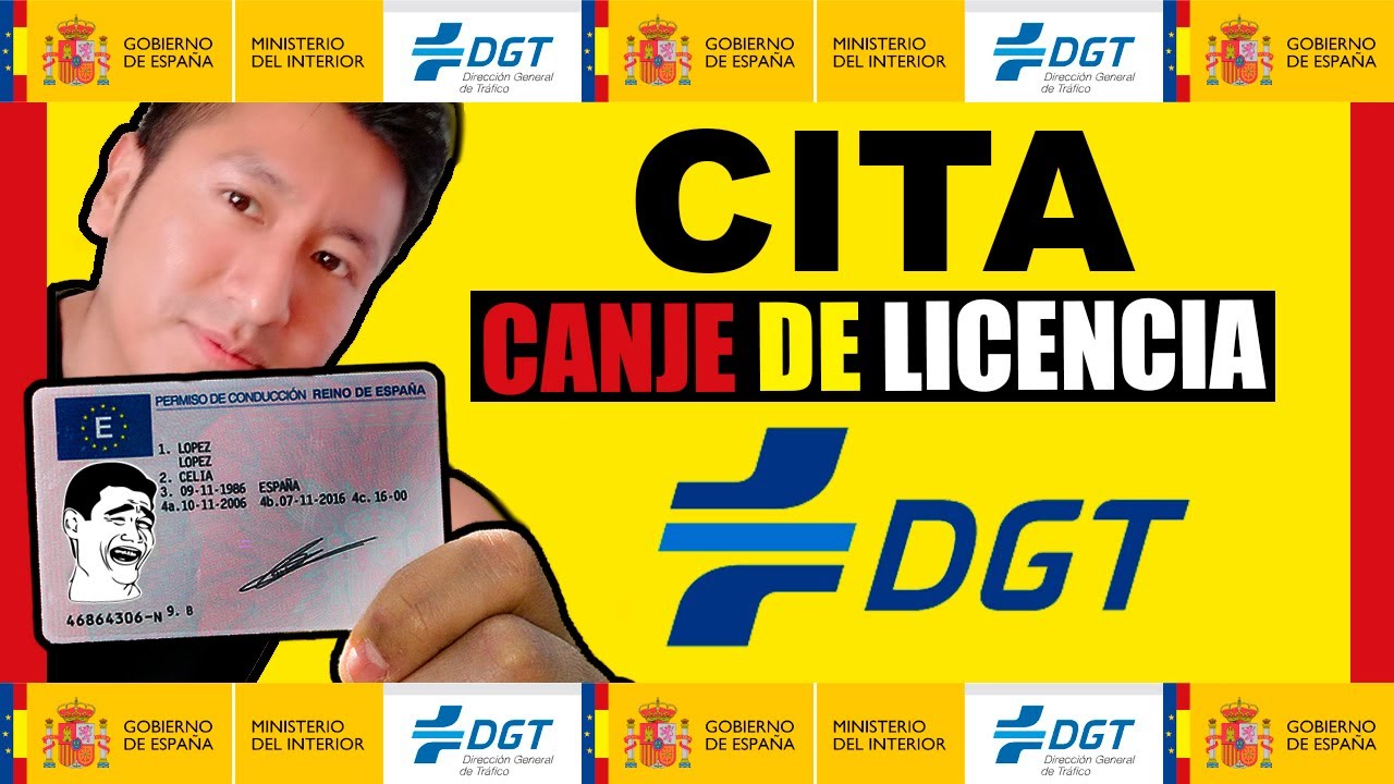 canjes de permiso de conducir dgt