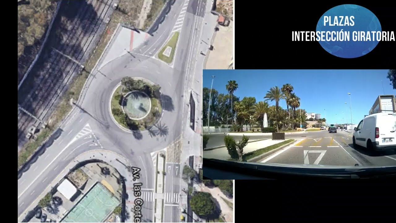 diferencia entre glorieta y plaza de circulación giratoria