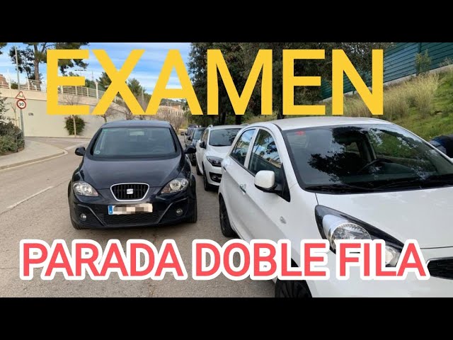 está permitido estacionar en doble fila