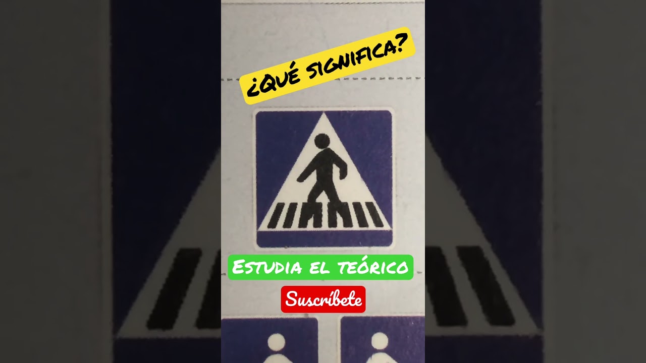 la línea transversal continua del paso para peatones qué indica